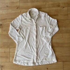 Abercrombie & Fitch Cream Collared Shirt